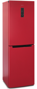 9185844 Холодильник с морозильником   Бирюса H940NF красный