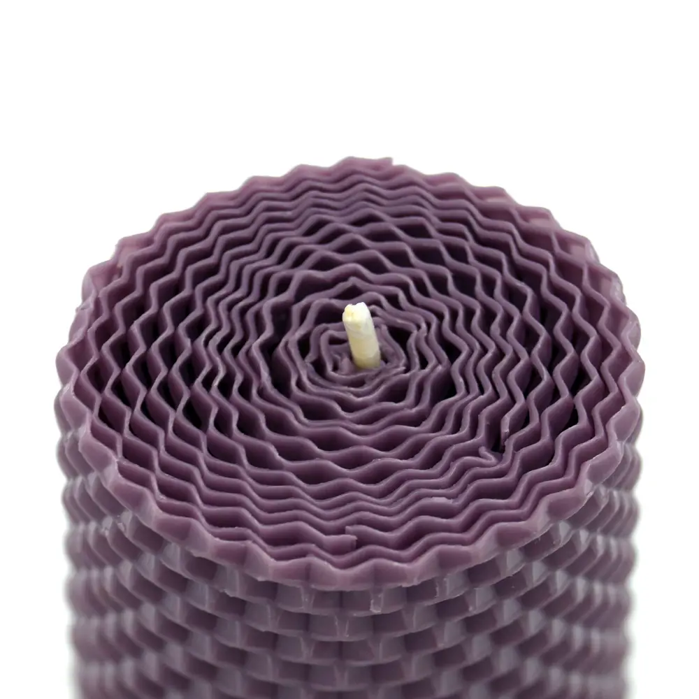 Свеча вощинная цилиндр лаванда 6x26 см EVIS STLM-2145940 - Вид №1