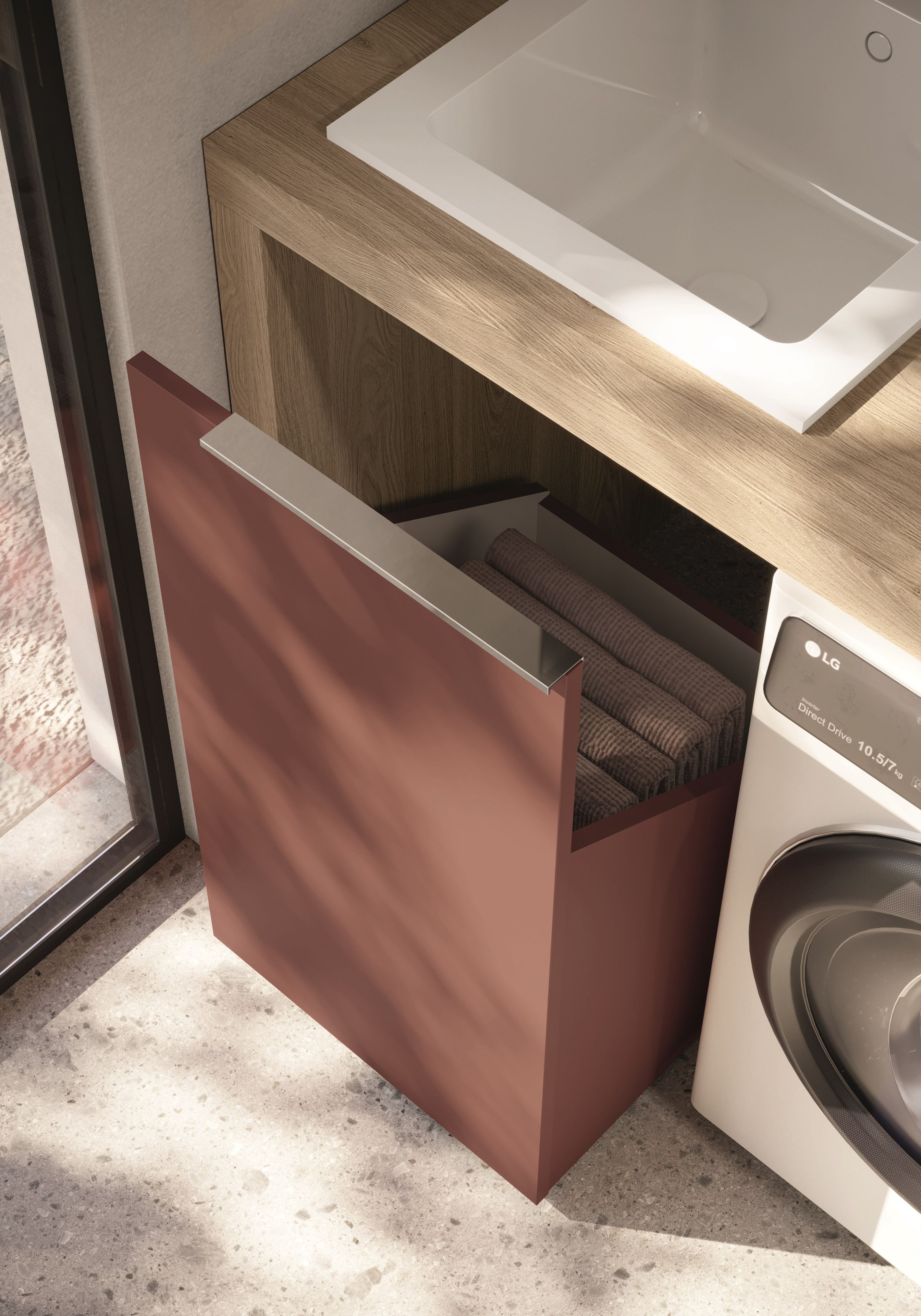 Модульный шкаф для белья Ideagroup пространство-время ARCH-00062816 - Вид №1