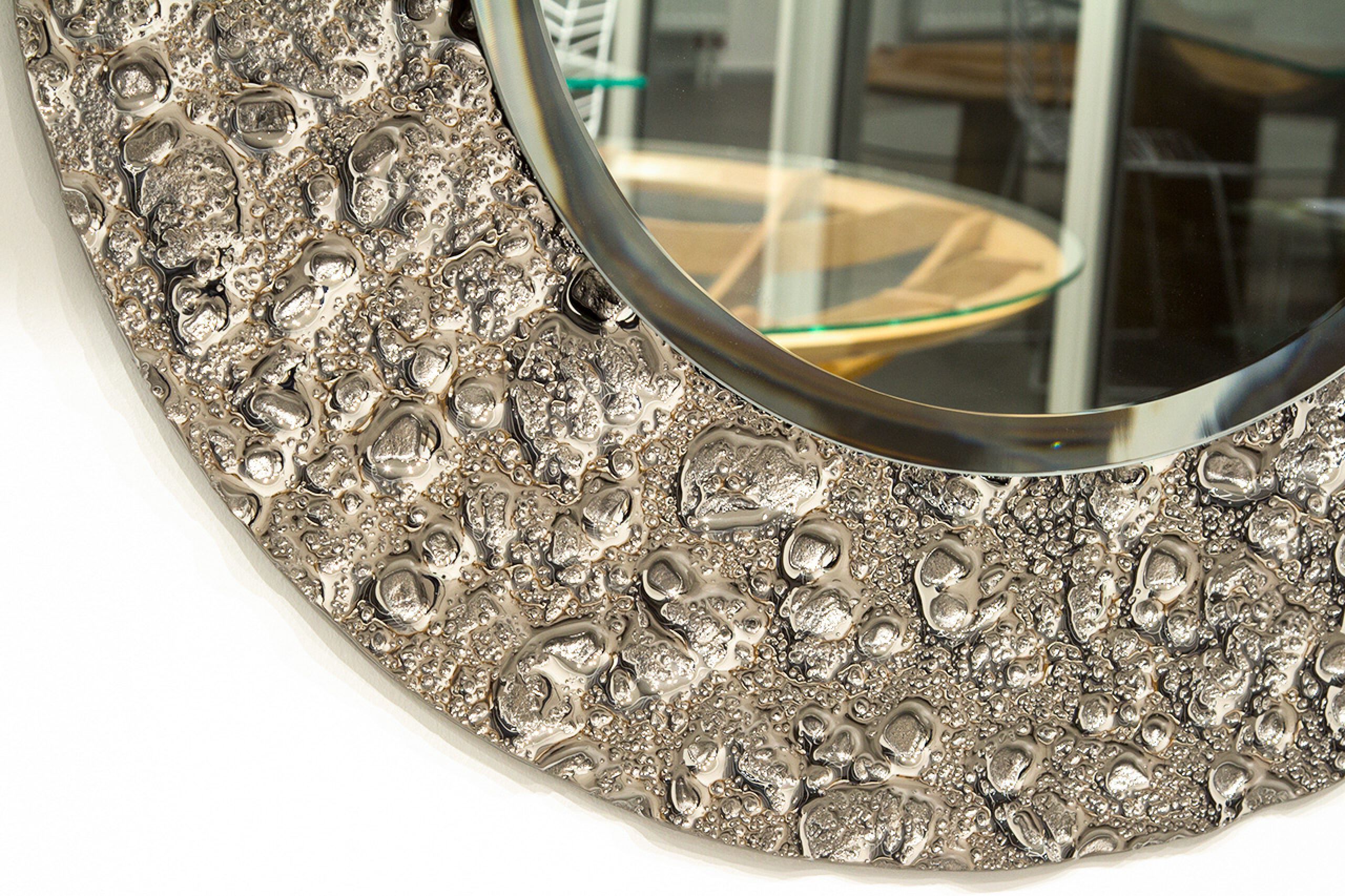 Круглое настенное зеркало с рамкой PlusObject CIRCLE ARCH-00129786 - Вид №3