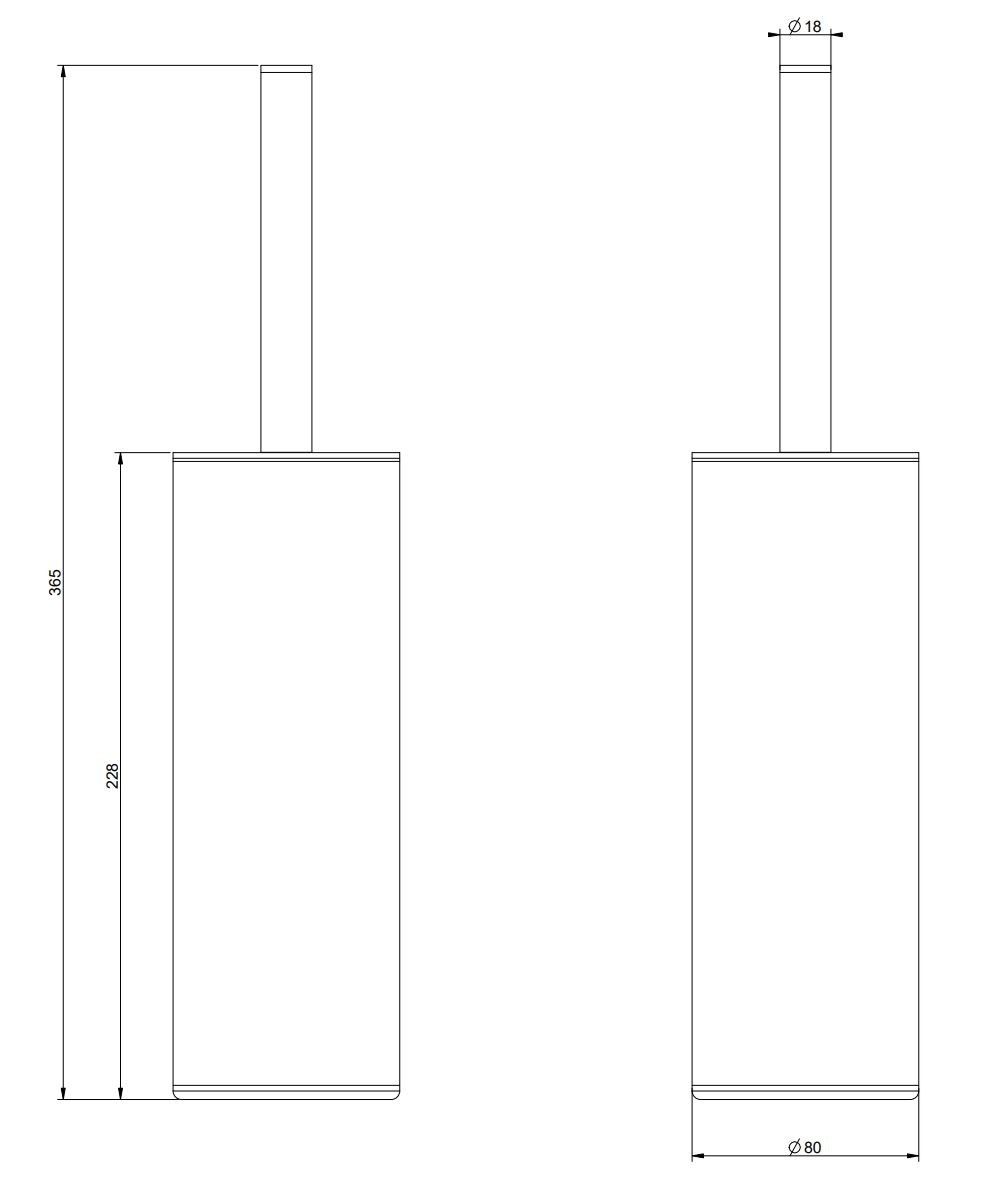 Латунь туалетная щетка Gessi рельеф ARCH-00062996 - Вид №2