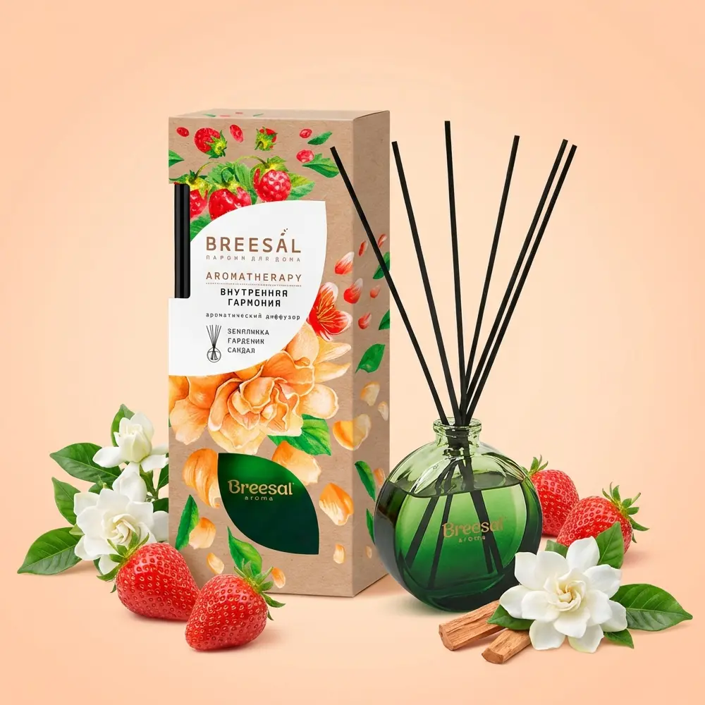 Ароматический диффузор Breesal Aroma Sphere Внутренняя гармония 70 мл 89370379 STLM-2068926 