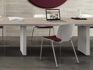 Quadrifoglio Металлический стул со встроенной подушкой Code