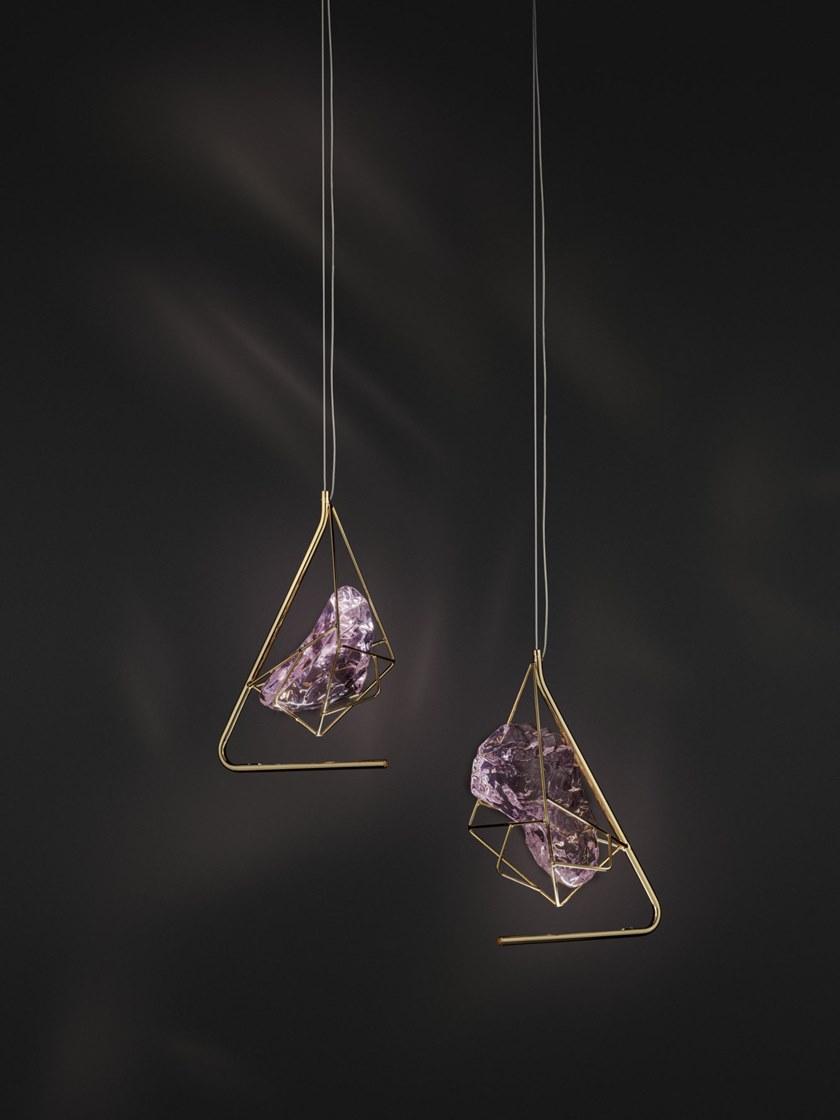 Euroluce Lampadari Подвесной светильник из хрусталя и металла Cryrock sun-id-1501865 - Вид №3