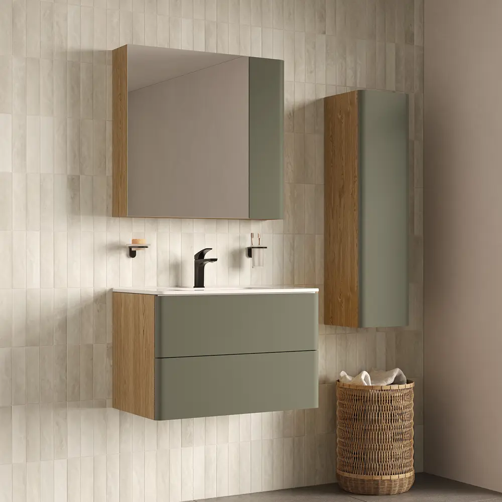 Комплект фасадов для тумбы Iddis Lahta LAH80T0i89 80 см МДФ цвет тайга STLM-2162453 - Вид №2