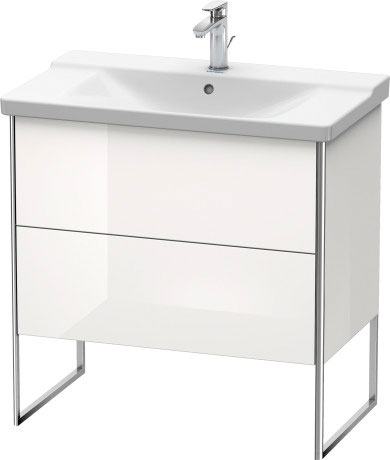 XS446109191 XSquare Тумбочка напольная Серо-коричневый декор Duravit - Вид №2