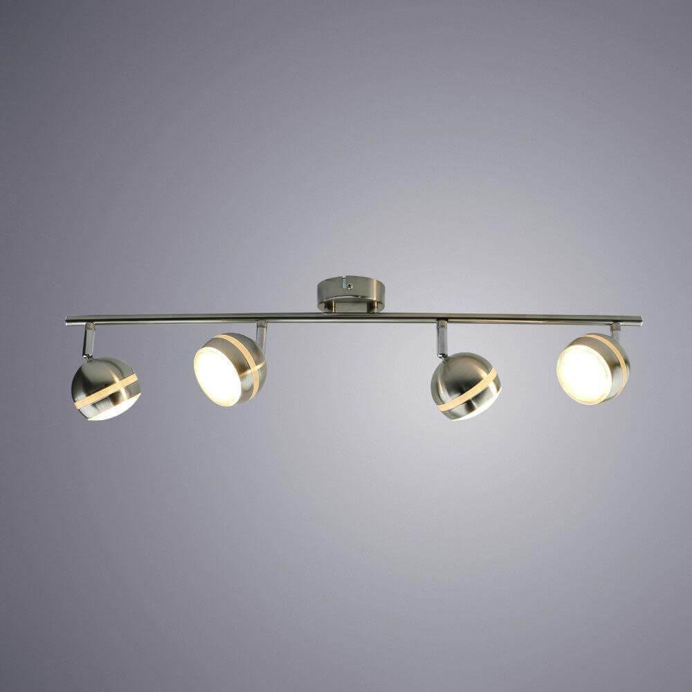 Светодиодный спот серебристый Arte Lamp Venerd A6009PL-4SS ARTE LAMP VENERD SILVER 00-3924221 Серебро  - Вид №1