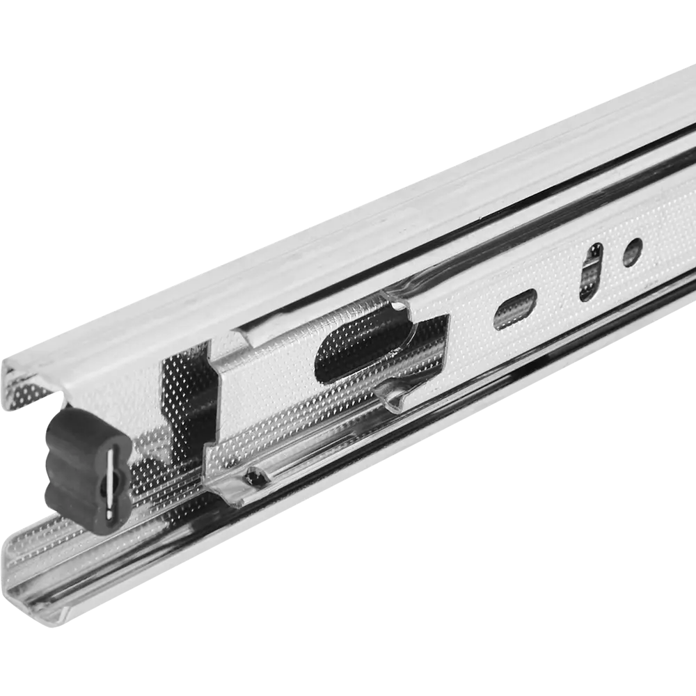 Комплект шариковых направляющих полного выдвижения EDS Chrome EDS-35 35/300 мм сталь, цвет серебро 85075489 STLM-2167733 Santreyd  - Вид №1
