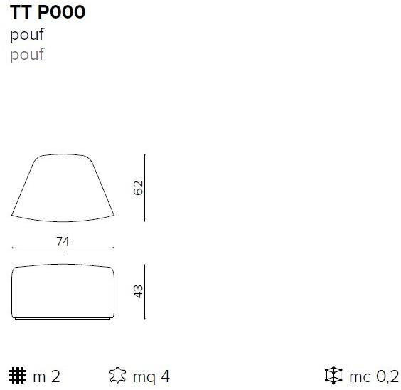 True Design Пуф из ткани To-to sun-id-1393855 - Вид №9