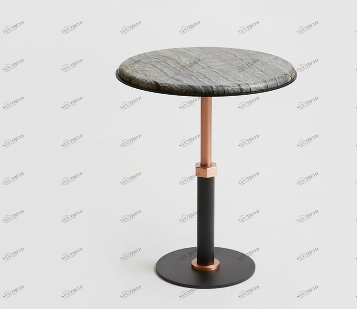 GABRIEL SCOTT Круглый столик из мрамора Pedestal sun-id-1496289