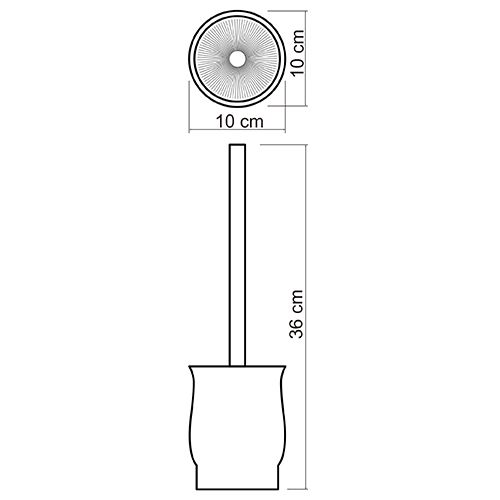 C186 Колба с щеткой Santreyd  - Вид №1