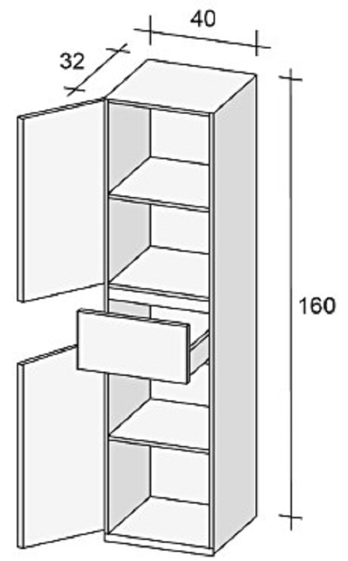DP4 F171005107 Пенал Riho Porto Santreyd - Вид №1