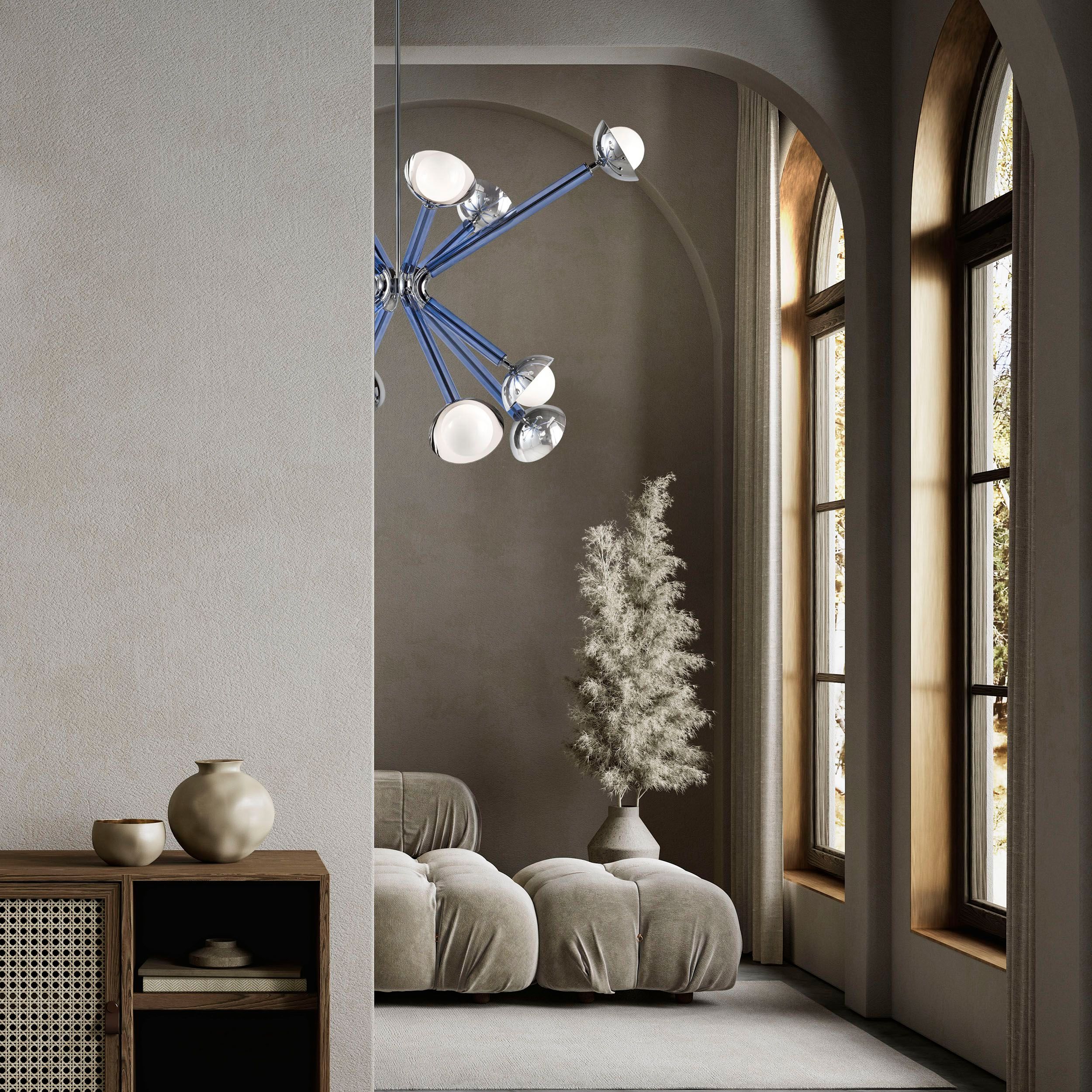 Подвесной светильник ручной работы из дутого стекла MULTIFORME Stimma ARCH-00102879 - Вид №2