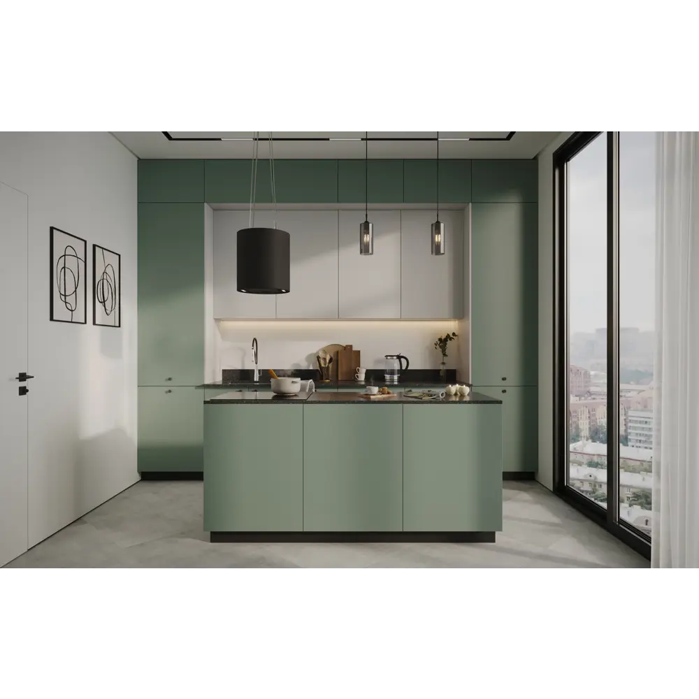 Фальшпанель DELINIA ID София грин для кухонного шкафа 58×76.8 см 85183204 STLM-0059580 - Вид №6