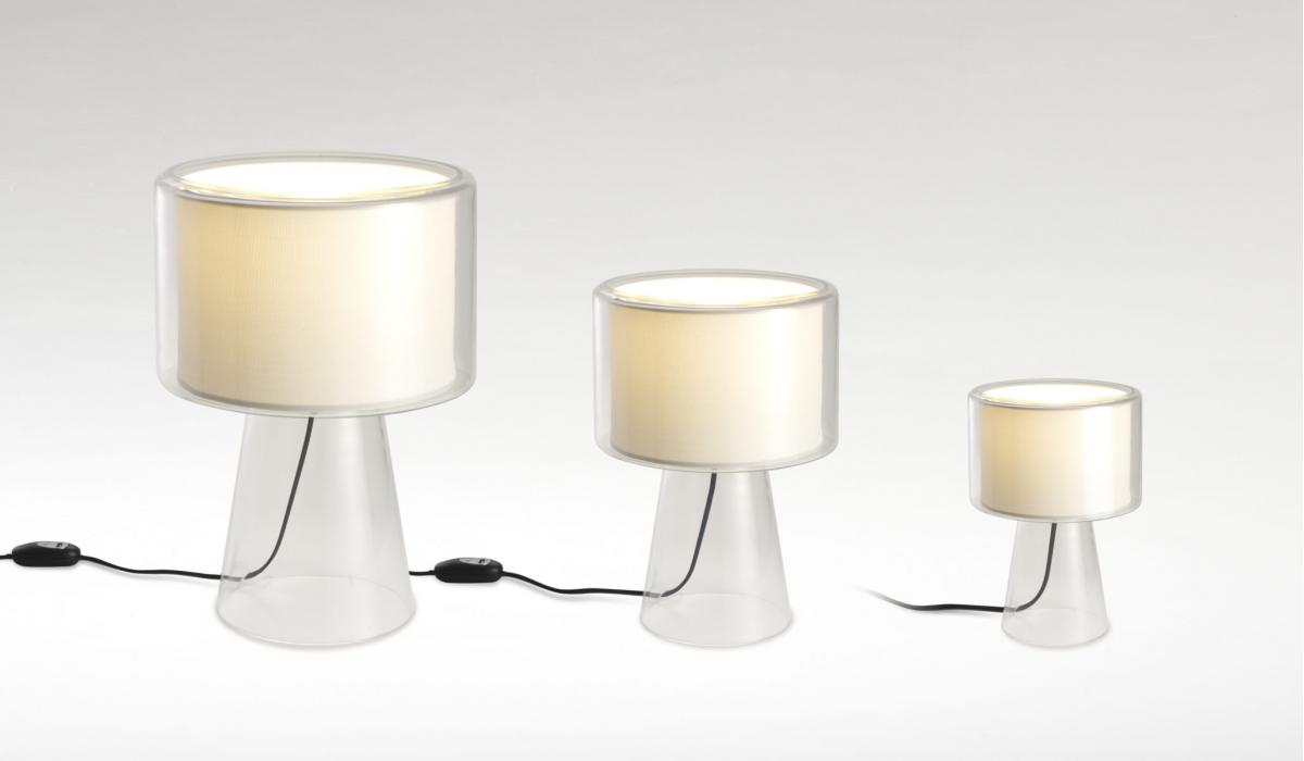 005167 Настольная лампа Mini натуральный хлопок Marset Mercer  - Вид №1