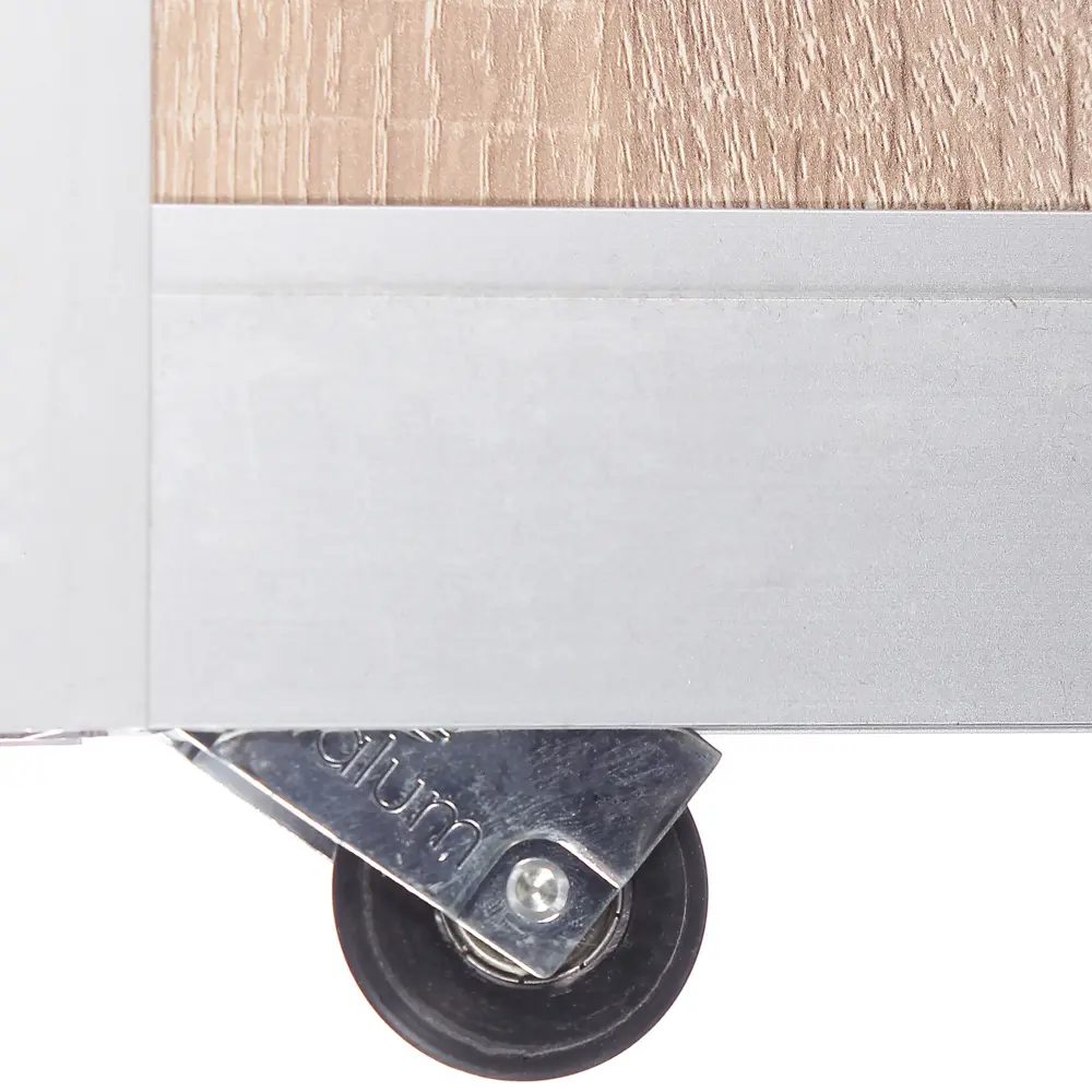 Дверь-купе SPACEO для шкафа 2555x804 мм в цвете дуб сонома/серебро 18833641 STLM-0013079 - Вид №1