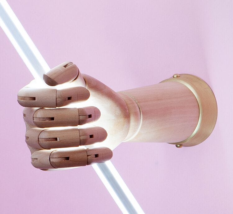 Деревянный настенный светильник ICI ET LÀ Manos ARCH-00018356 - Вид №1