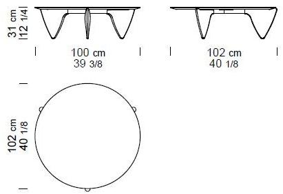 Borzalino Журнальный столик из каррарского мрамора sun-id-1396132 - Вид №5