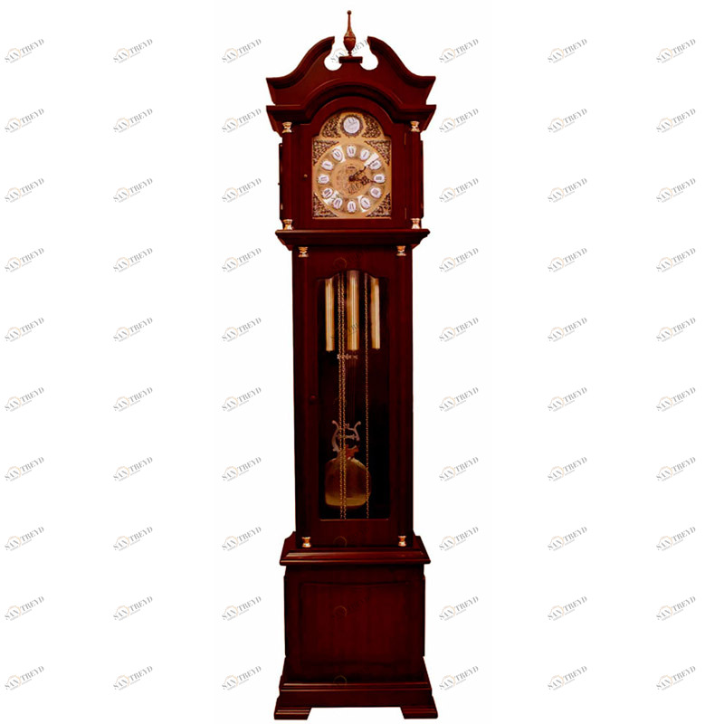 Часы напольные деревянные коричневые Mahagon Sars 451 SARS ДИЗАЙНЕРСКИЕ 00-3967435 Коричневый 