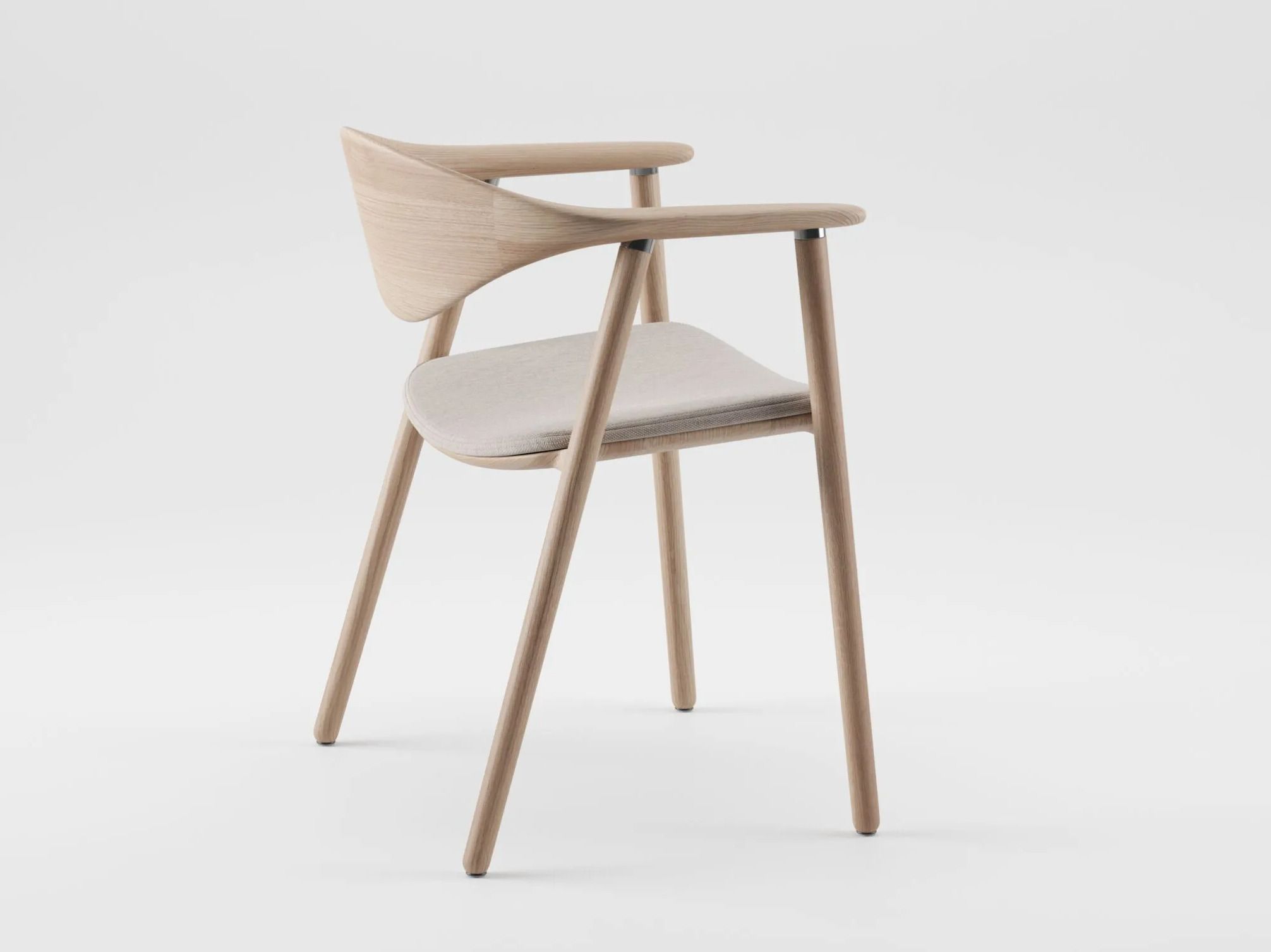 Деревянный стул с подлокотниками Artisan Нару ARCH-00060697 - Вид №4