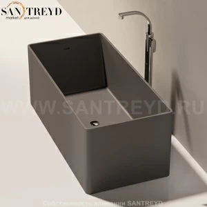 Flaminia WASH Ванна свободностоящая 150 см черная MW150.7006
