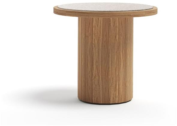 Atmosphera Круглый садовый столик из тика Frisbee Fr.sr - Вид №3