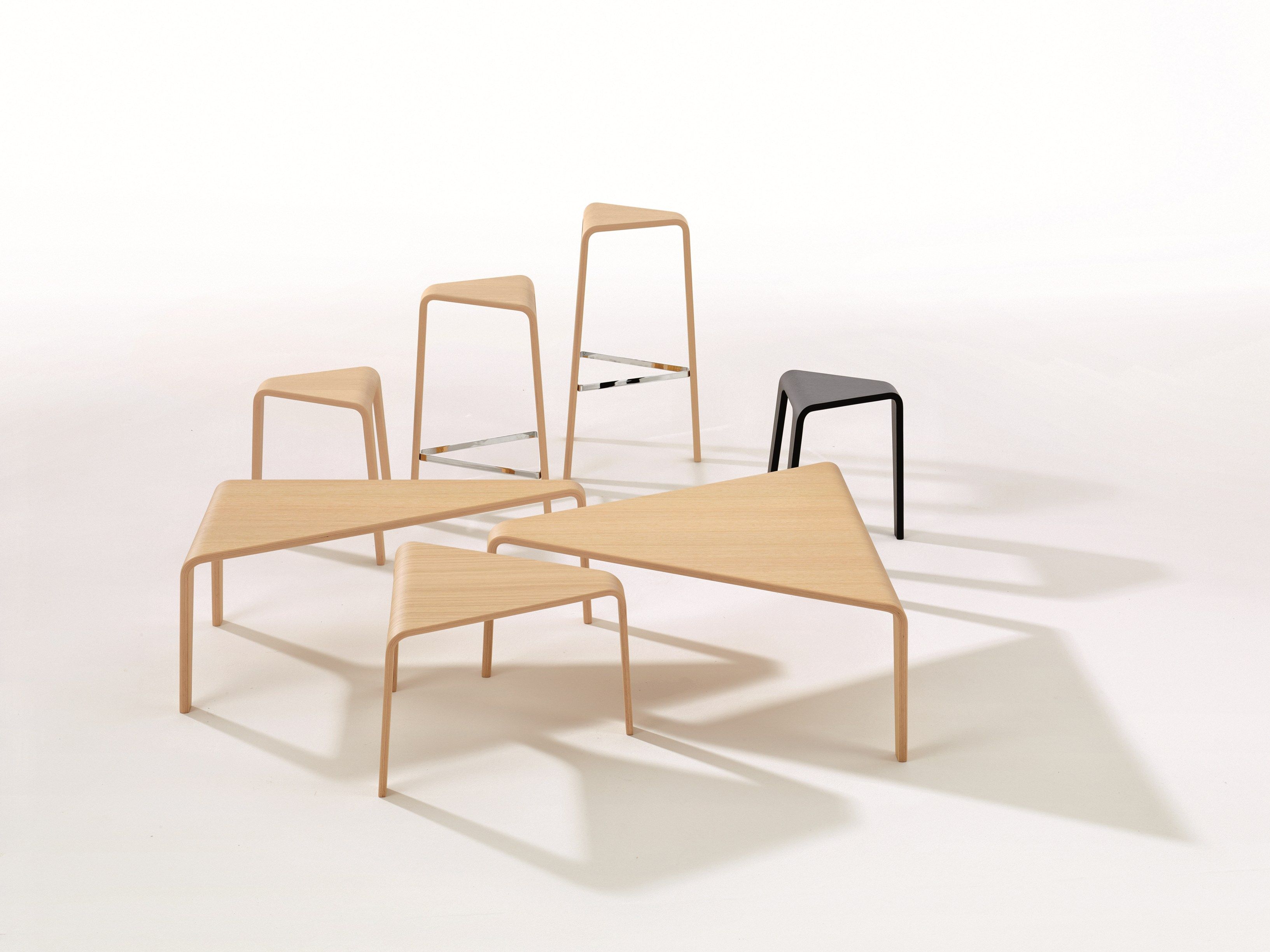 Низкий дубовый стул Arper ARCH-00086084 - Вид №4