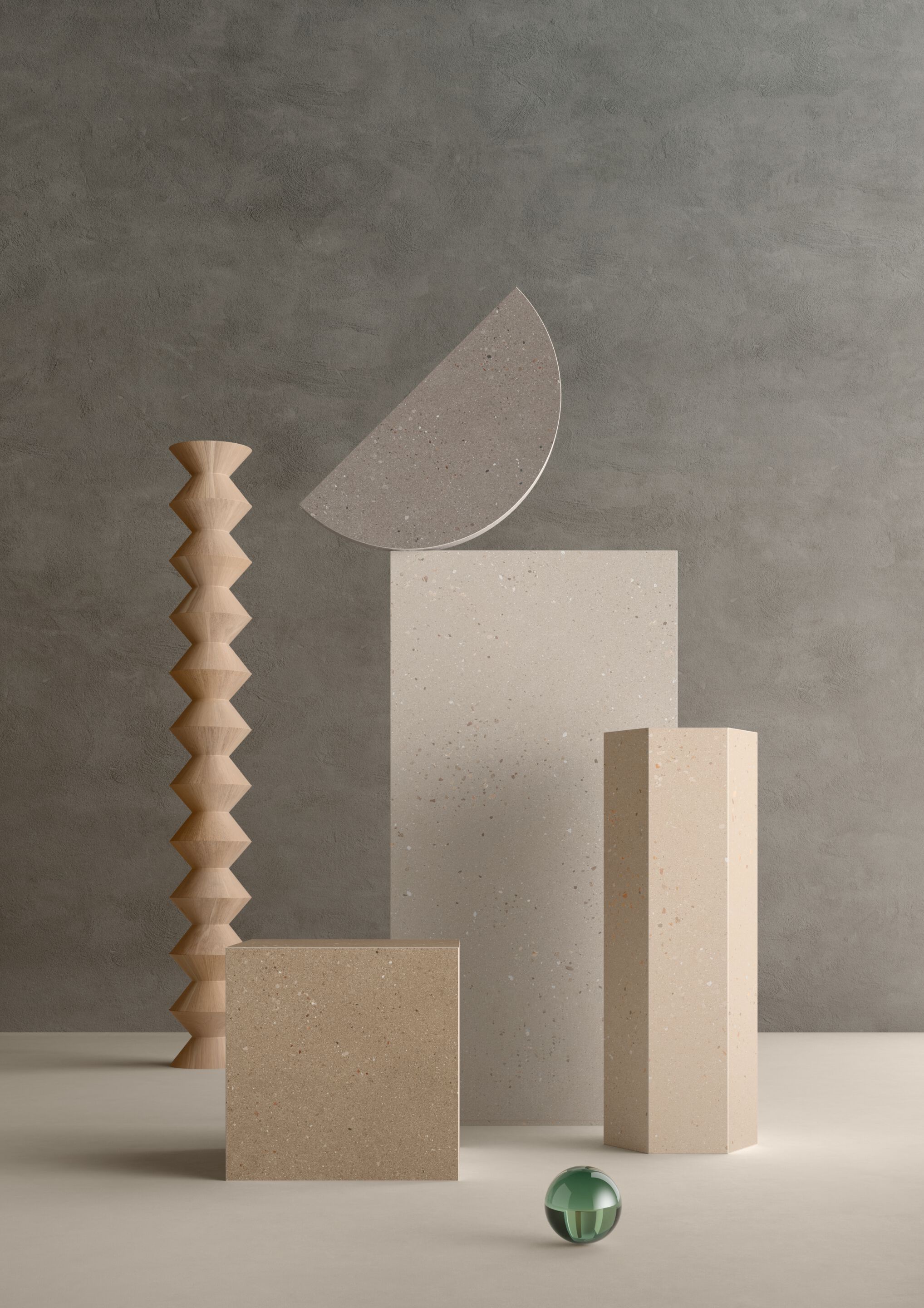 Пол / облицовка керамогранита с эффектом камня VitrA Bathrooms Nova Vita ARCH-00097958 - Вид №10