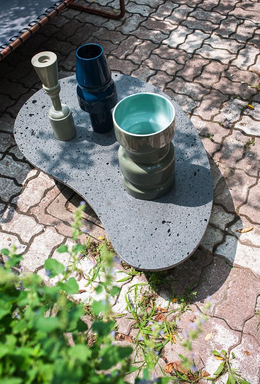 BAXTER Низкий стол из лавового камня sun-id-1449103 - Вид №4