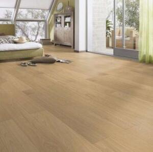 Паркетная доска Meister PS 300 Светлый 8176 Дуб Натур с брашью (Текстурированная) 1187х142 мм.