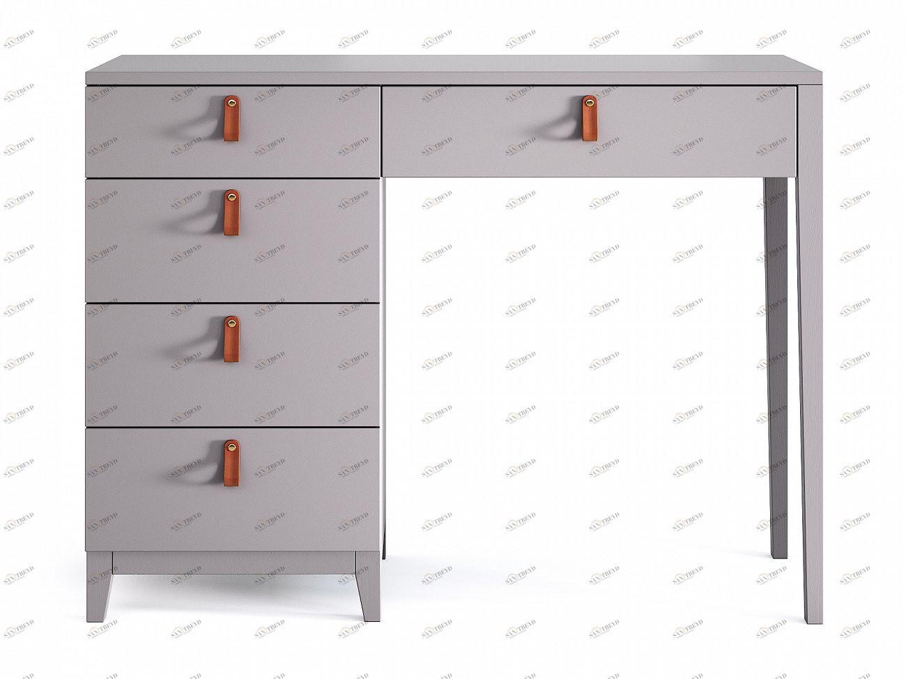 Туалетный столик с ящиками платиновый Jagger THE IDEA  210485 Серый 