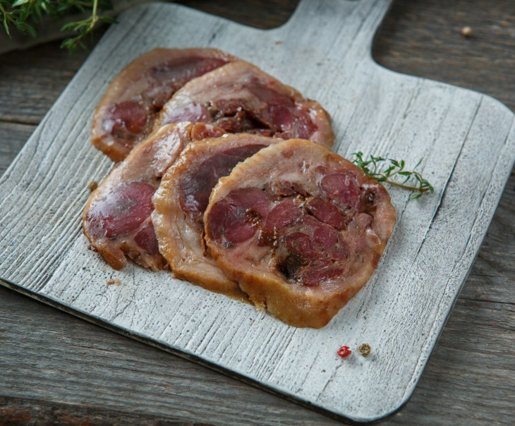 3507 Мини рулет из мяса гуся с черносливом Вкусляндия  - Вид №1