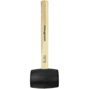 Киянка резиновая Vertextools с деревянной ручкой 450 г 89409764