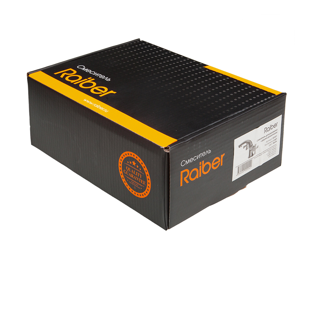 R3301 Смеситель для раковины Logis с двумя рукоятками Raiber  - Вид №2