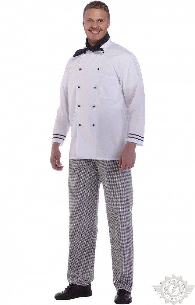 66000 Куртка поварская "Люкс" белая  Повар  размер 52-54/182-188 Спецодежда  - Вид №4