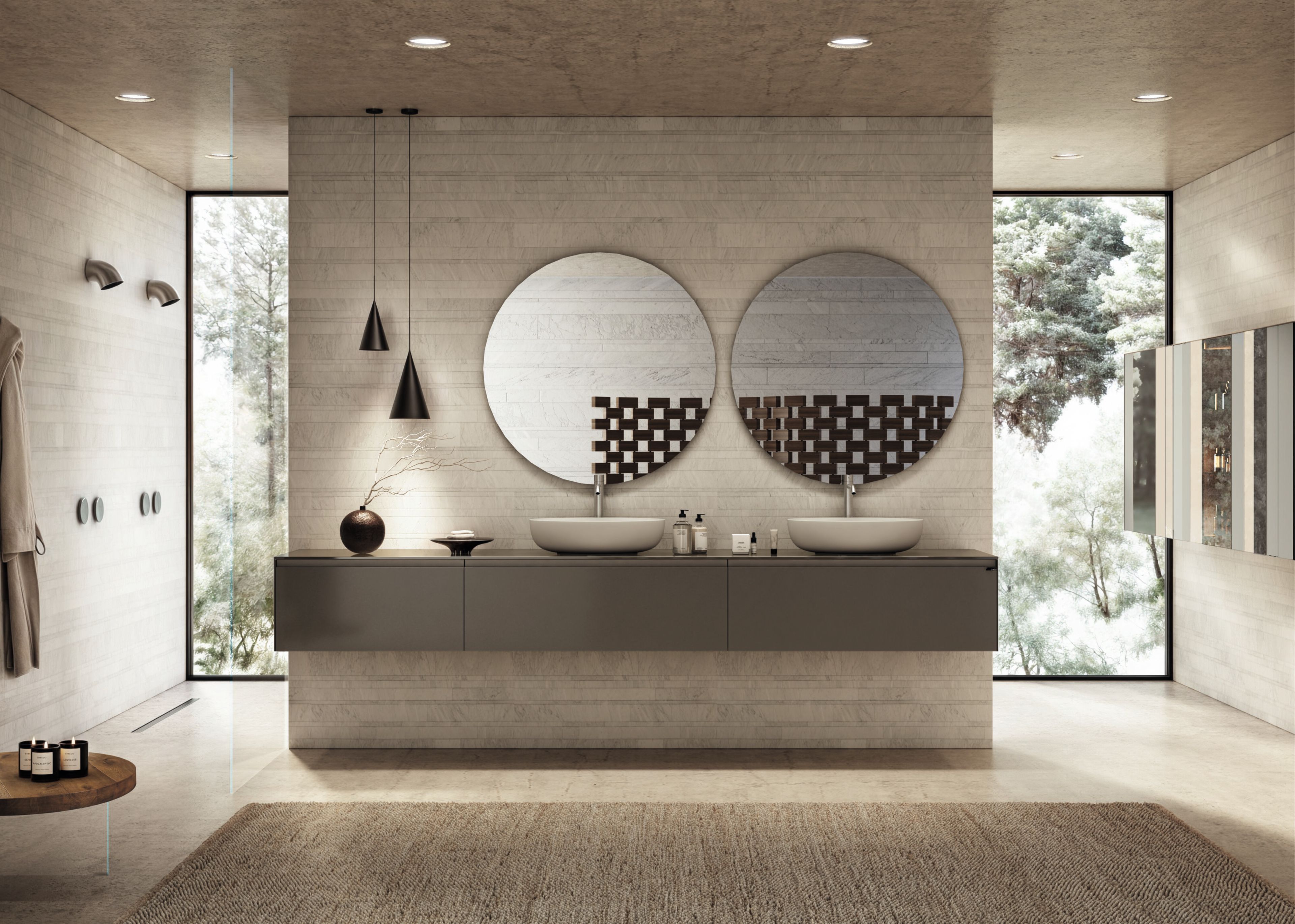 Керамическая столешница овальная раковина Lago ELYSSA ARCH-00093594 - Вид №1