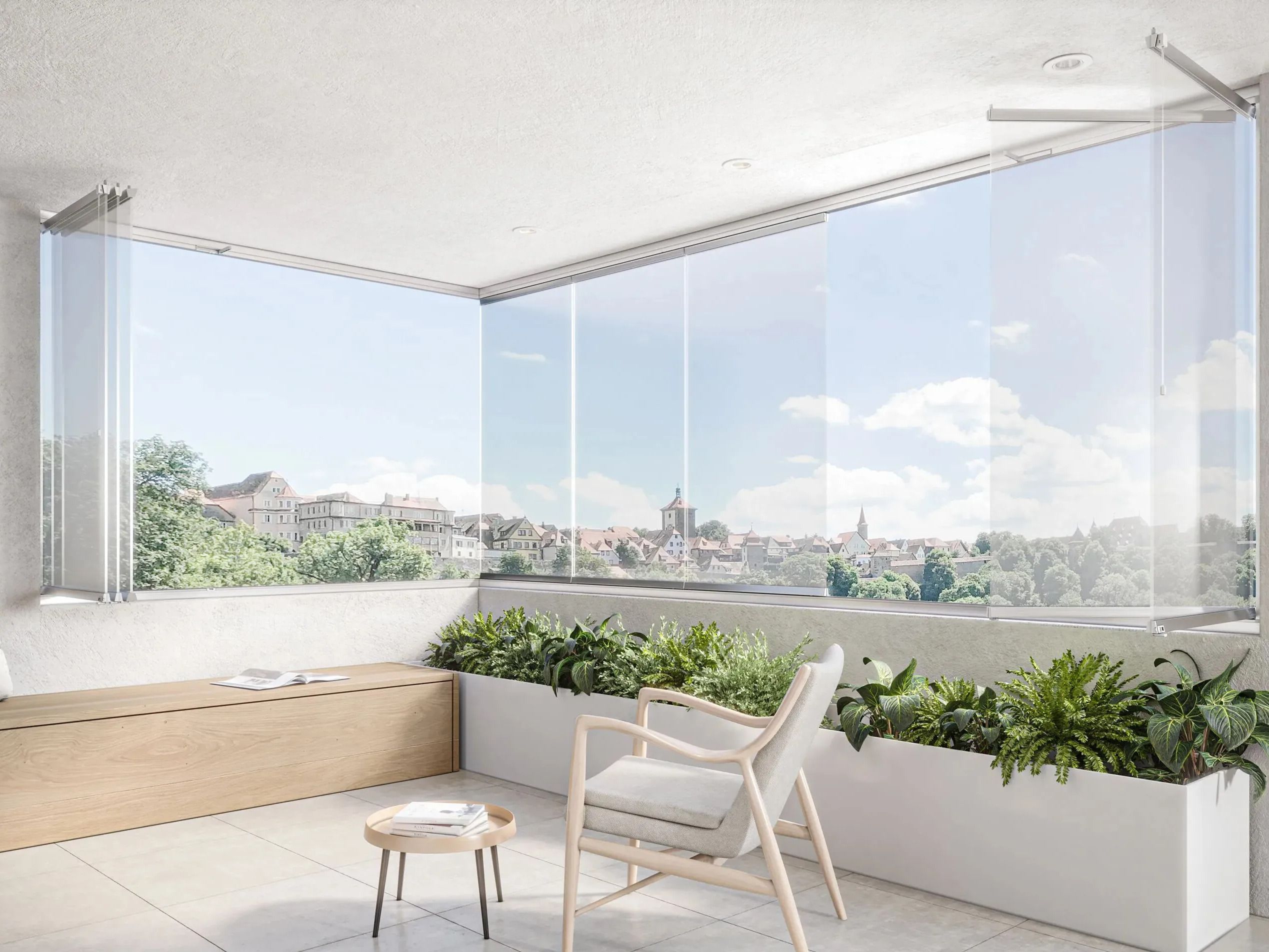 Glass facade TEMPRAGLASS PRISMA ARCH-00098229