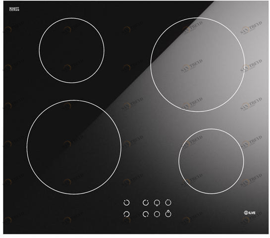 Ilve Встраиваемая индукционная стеклокерамическая плита Pro line Khvi60tc Santreyd 