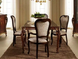 Arredoclassic Мягкое кресло в классическом стиле с высокой спинкой Donatello