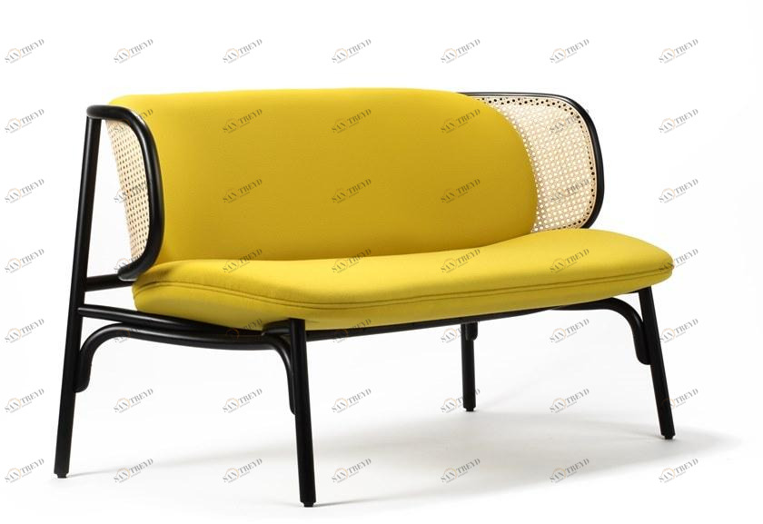 Wiener GTV Design Небольшой диван из венской соломы и гнутого дерева Suzenne sun-id-1449181