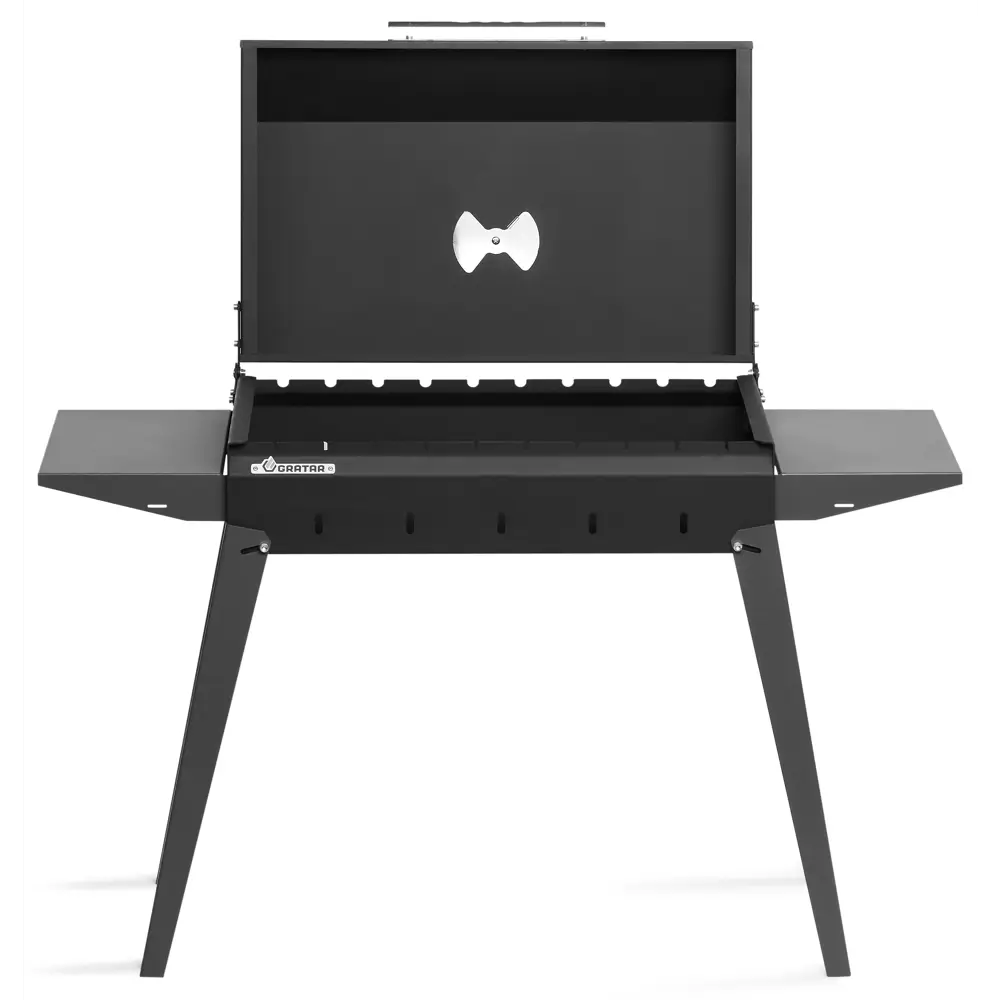 GRATAR Мангал классический с крышкой и боковыми полками 89358379 STLM-1574808 - Вид №4