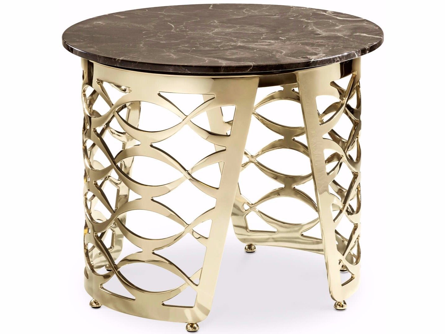 Круглый мраморный журнальный столик для гостиной Cantori Isidoro ARCH-00124841