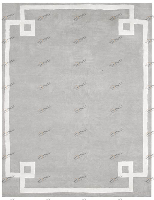 Ковер Grey Bordered 300х500 DOLLY CAPRETS ДИЗАЙНЕРСКИЕ 119793 Серый;белый 