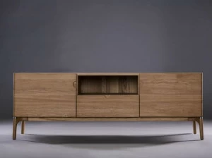 Artisan Буфет из массива дерева с распашными дверцами с ящиками Naru Sbnaxxyy