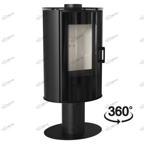 Печь-камин Kratki KOZA/AB/S/N/O/GLASS 5077