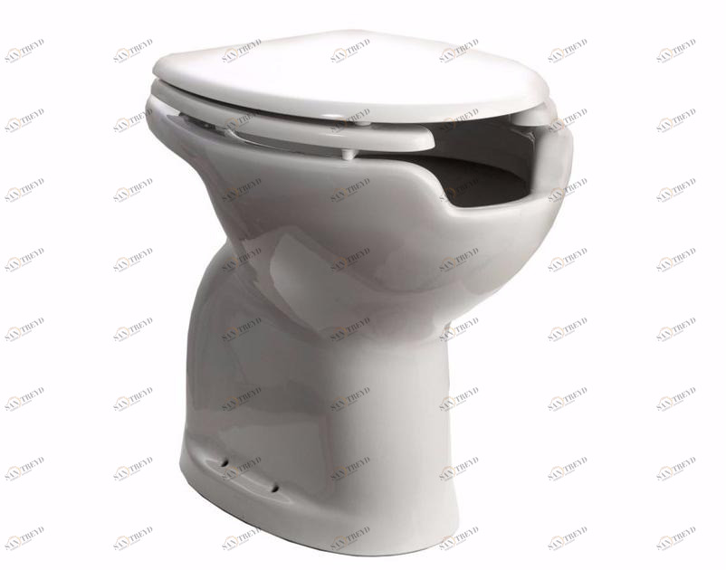 Приставной унитаз напольный Белый Saniline Basic Россия sun-id-1489300