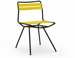 Zanotta Стул из стали и ленты из полиэфирной пряжи Dan