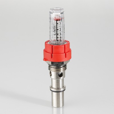 VT.AC674.V.0 Настроечный клапан с расходомером встраиваемый для коллекторного блока VTc.589 Valtec 0,5–5,0 л/мин  - Вид №2