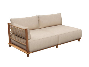 2-местный тканевый модульный садовый диван