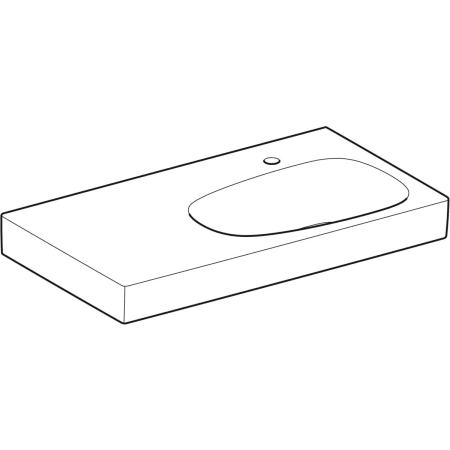 500.549.01.1 Раковина Geberit Citterio с полкой Geberit  - Вид №10